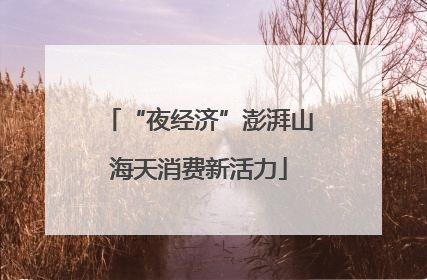 “夜经济”澎湃山海天消费新活力