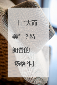“大而美”？特朗普的一场格斗