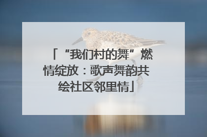 “我们村的舞”燃情绽放：歌声舞韵共绘社区邻里情
