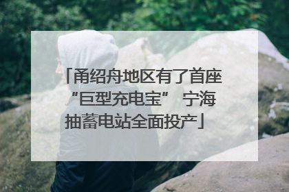 甬绍舟地区有了首座“巨型充电宝” 宁海抽蓄电站全面投产