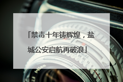 禁毒十年铸辉煌，盐城公安启航再破浪