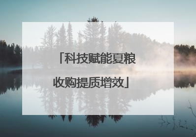 科技赋能夏粮收购提质增效