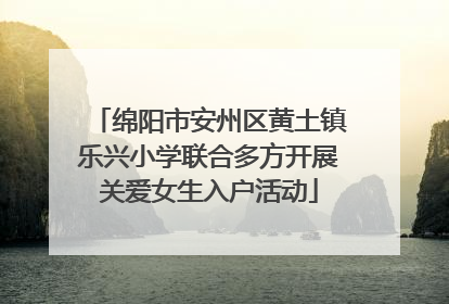 绵阳市安州区黄土镇乐兴小学联合多方开展关爱女生入户活动