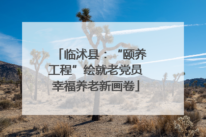 临沭县：“颐养工程”绘就老党员幸福养老新画卷
