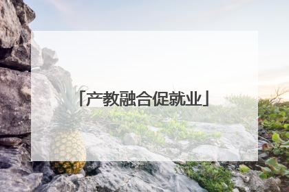 产教融合促就业