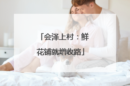 会泽上村：鲜花铺就增收路