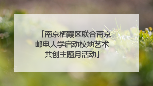 南京栖霞区联合南京邮电大学启动校地艺术共创主题月活动