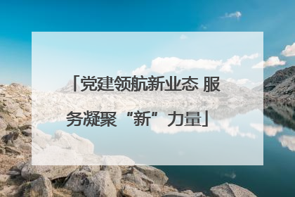 党建领航新业态 服务凝聚“新”力量