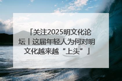 关注2025明文化论坛丨这届年轻人为何对明文化越来越“上头”