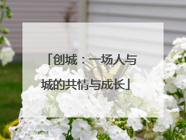 创城：一场人与城的共情与成长