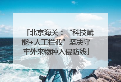 北京海关：“科技赋能+人工拦截”坚决守牢外来物种入侵防线