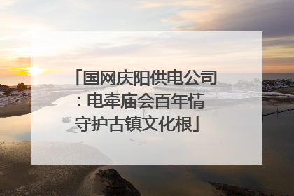 国网庆阳供电公司：电牵庙会百年情 守护古镇文化根