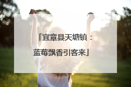 宜章县天塘镇：蓝莓飘香引客来