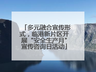 多元融合宣传形式，临港新片区开展“安全生产月”宣传咨询日活动