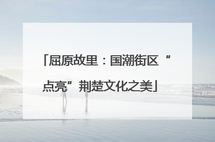屈原故里：国潮街区“点亮”荆楚文化之美