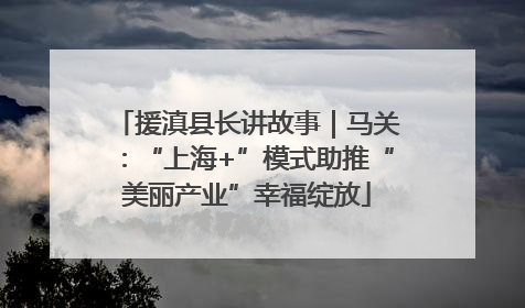 援滇县长讲故事｜马关：“上海+”模式助推“美丽产业”幸福绽放