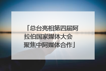 总台亮相第四届阿拉伯国家媒体大会 聚焦中阿媒体合作