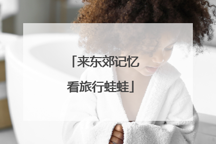 来东郊记忆 看旅行蛙蛙
