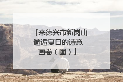 来德兴市新岗山 邂逅夏日的诗意画卷（图）