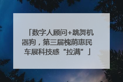 数字人顾问+跳舞机器狗，第三届槐荫惠民车展科技感“拉满”