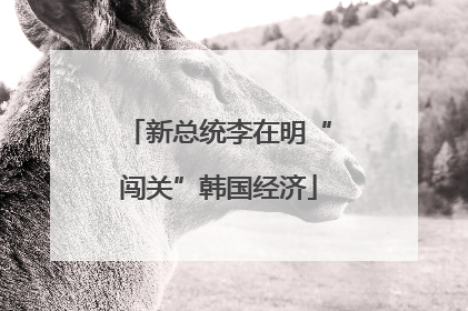 新总统李在明“闯关”韩国经济