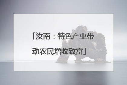 汝南：特色产业带动农民增收致富