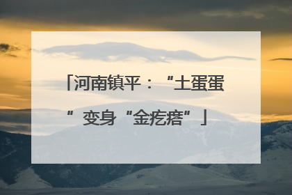 河南镇平：“土蛋蛋”变身“金疙瘩”