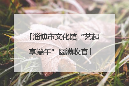 淄博市文化馆“艺起享端午”圆满收官