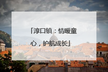 淳口镇：情暖童心，护航成长