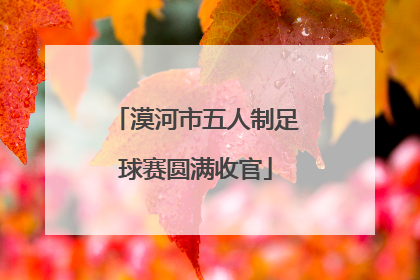 漠河市五人制足球赛圆满收官