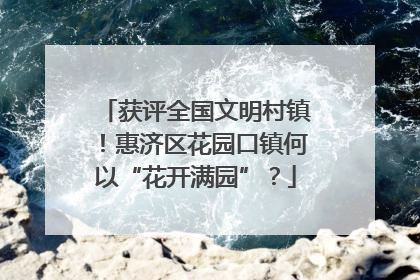 获评全国文明村镇！惠济区花园口镇何以“花开满园”？