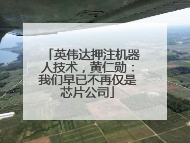 英伟达押注机器人技术，黄仁勋：我们早已不再仅是芯片公司