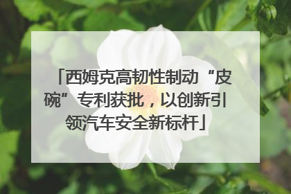 西姆克高韧性制动“皮碗”专利获批，以创新引领汽车安全新标杆