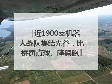 近1900支机器人战队集结光谷，比拼罚点球、障碍跑