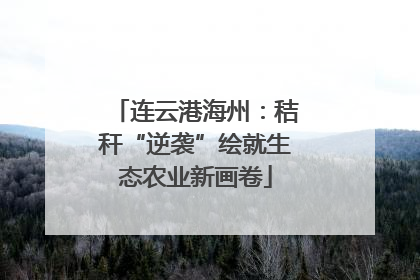 连云港海州：秸秆“逆袭”绘就生态农业新画卷