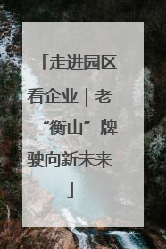 走进园区看企业｜老“衡山”牌驶向新未来