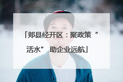 郏县经开区：聚政策“活水” 助企业远航