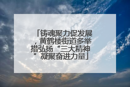 铸魂聚力促发展，黄鹤楼街道多举措弘扬“三大精神”凝聚奋进力量