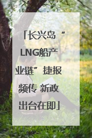 长兴岛“LNG船产业链”捷报频传 新政出台在即