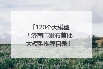 120个大模型！济南市发布首批大模型推荐目录